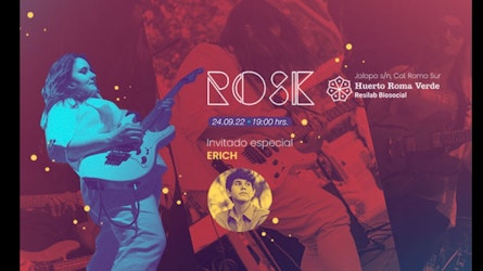 La música volcánica de Rosk en el Huerto Roma Verde de la CDMX